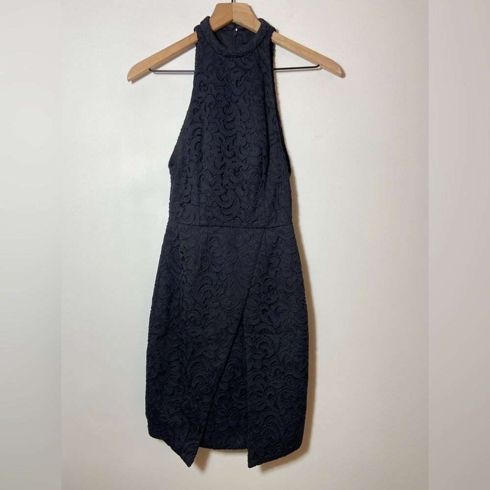 NICHOLAS Designer Little Black Dress LBD Cocktail Party Events Formal Lace Sz 0